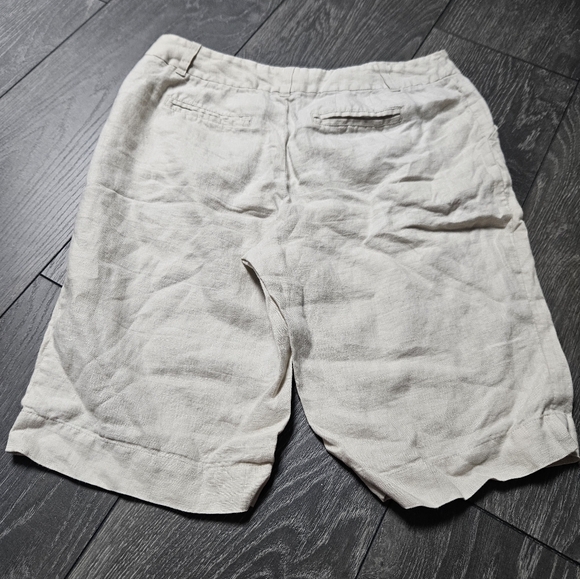 For the republic linen Bermuda shorts - Picture 2 of 4